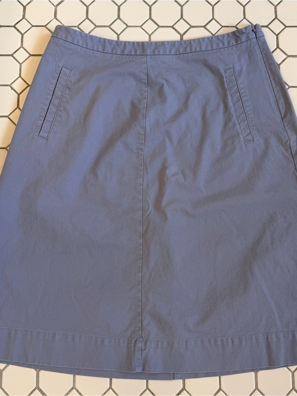 Boden Dusty Periwinkle A-Line Skirt